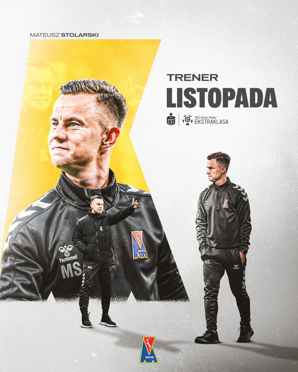 Mateusz Stolarski po raz pierwszy trenerem miesiąca w <a href="/_Ekstraklasa_/">PKO BP Ekstraklasa</a> 🔝

Trenerze, gratulujemy! 👏