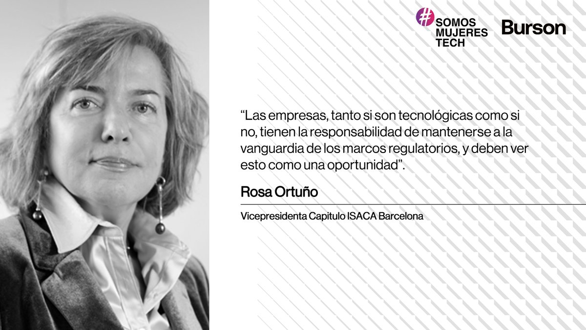 Burson España (@bursonesp) on Twitter photo Esta semana, desde #SomosMujeresTech, os ofrecemos un artículo de Rosa Ortuño, vicepresidenta de <a href="/ISACABCN/">ISACA Barcelona</a> , que habla sobre la regulación en ciberseguridad (DORA y NIS2) y sus oportunidades.
Artículo completo en <a href="/disruptoresee/">DISRUPTORES</a> a través de este link: bit.ly/3VKtdSh Esta semana, desde #SomosMujeresTech, os ofrecemos un artículo de Rosa Ortuño, vicepresidenta de <a href="/ISACABCN/">ISACA Barcelona</a> , que habla sobre la regulación en ciberseguridad (DORA y NIS2) y sus oportunidades.
Artículo completo en <a href="/disruptoresee/">DISRUPTORES</a> a través de este link: bit.ly/3VKtdSh