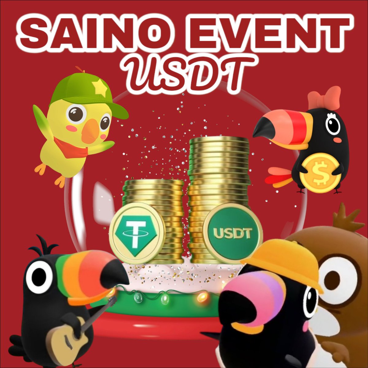 sainosino's tweet photo. Information on the character development animation Saino 1-year airdrop event

Start date January 1, 2025 

Number of events twice a month  

Update Event New Event Every 2 weeks 

Event Reward Tether (USDT), Cash, Coupons, Coin, etc. Payments 

How to participate in the event

How to attend automatically > Enter after entering the sino phrase in the Telegram chat window (automatic attendance)

Check attendance >/rank Telegram chat box (enter Slush rank) 

Also Read: Additional Notice For Newly Updated Events             

   Animación desarrollada por personajes 
SAINO Comunidad

Group l https://t.co/F1PQa9z1Ud

                                                                                                                                                                                                  캐릭터 개발 애니메이션 사이노  1년 에어드랍 이벤트 안내

시작일 2025년 1월1일 

���벤트 횟수  한달 2번  

이벤트 갱신  2주마다 신규 이벤트 진행 

이벤트 보상  테더(USDT),현금,쿠폰,코인등 지급 

이벤트 참여방법

자동출석 방법>  텔레그램 채팅창에  saino  문구 입력후 엔터 (자동 출석)

출석 랭킹 확인 > /rank   텔레그램 채팅창에 (슬러시 랭크입력) 

참고: 신규 갱신되는 이벤트 내용은 추가 공지

Group l https://t.co/F1PQa9z1Ud