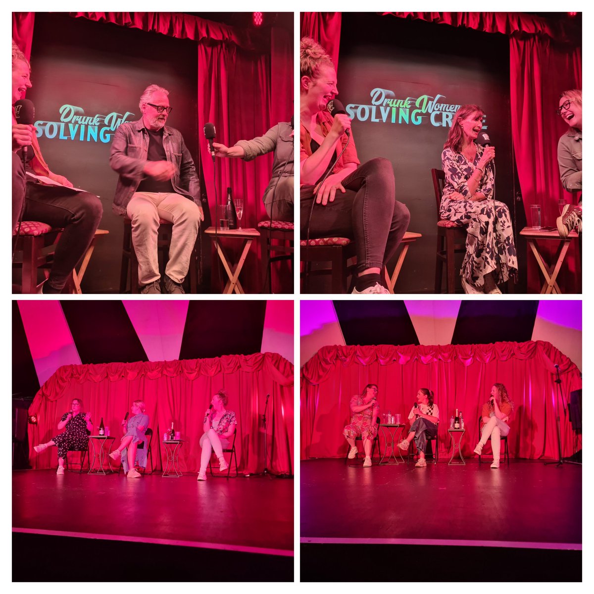 SarahJoHewitt's tweet photo. Every live @drunkwomenpod in 2024 🍻🍻🥳🥳 https://t.co/3KD3Y8Iwyc