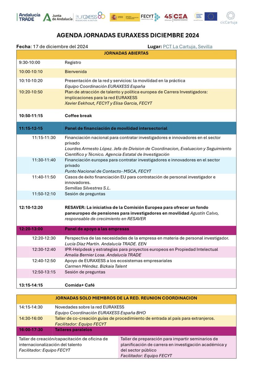 UCLM_OPE's tweet photo. La @uclm_es participa hoy en las Jornadas de EURAXESS-España. Diciembre 2024

📍Sevilla

🗣️ Entre los diversos temas a tratar, uno de los paneles se centra en financiación de movilidad intersectorial 🗺️ https://t.co/k3X1pXaD8b