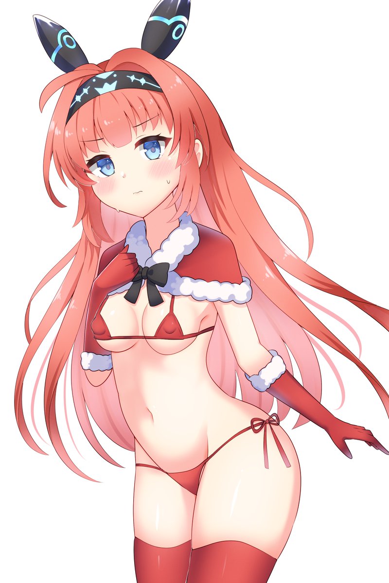 SSRchappy's tweet photo. リーシェナちゃんサンタビキニ着て… https://t.co/OTmdWvM1uQ