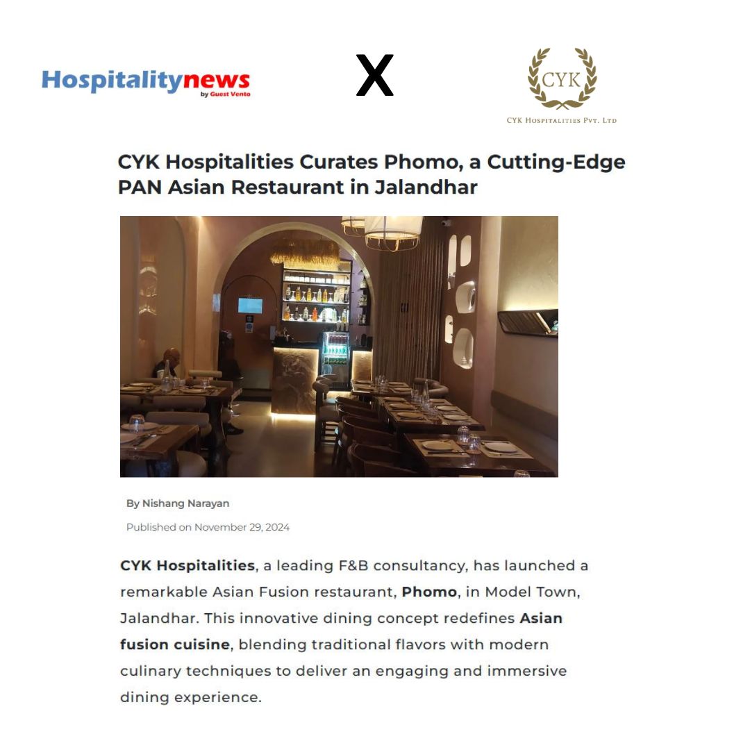 CykLtd's tweet photo. We are overjoyed to announce that several esteemed publications- @TheGlitzMedia , @Hospitalitynew5 ,  @IndianRestCong  , @businessthisweek have highlighted Phomo, Asian fusion restaurant in Jalandhar! https://t.co/dNbi5h2cYb