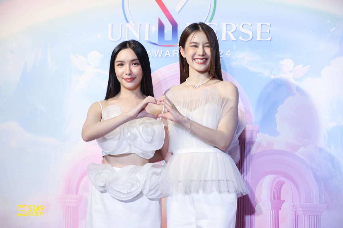 STARSOCIETY_TH's tweet photo. “อันดา-ลูกแก้ว” ร่วมเดินพรมในงาน “Y UNIVERSE AWARDS 2024” 🌟

#andaanunta 
#lookkaewkamollak 
#AndaLookkaew 
#อันดาลูกแก้ว
#AnunKamol #อนันกมล
#YUAwards2024 
#YuniverseAwards2024 https://t.co/BzGR0oWjPK