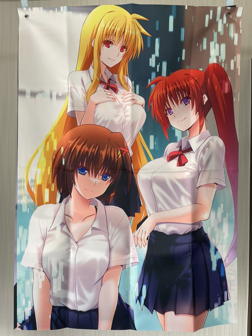 初めての布ポスター! 