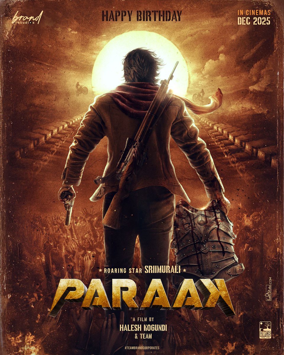 AFTER BAGHEERA, SRIMURALII SIGNS ON FOR PARAAK!

After the success of #Bagheera, #Srimuralii has come on board the #HaleshKongudi-directed #Paraak. All set to hit the big screen in December 2025!