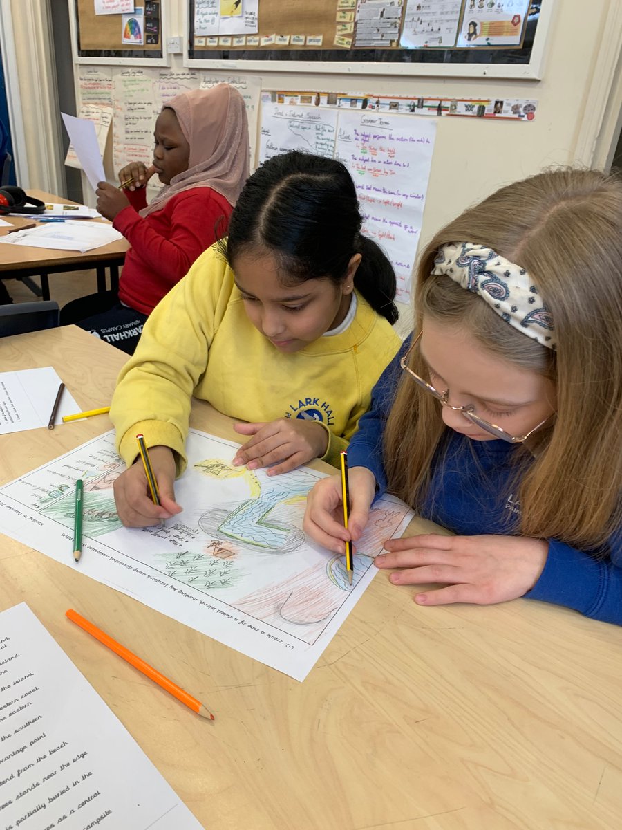 LarkHallPrimary's tweet photo. Year 6 became expert navigators today, mapping out a desert island! Using compass directions, symbols, and keys, they marked landmarks like water sources, shelter spots, and raft-building sites. #lhputney #lhlambeth #lhsteamweek https://t.co/Aj3RCmxL6U