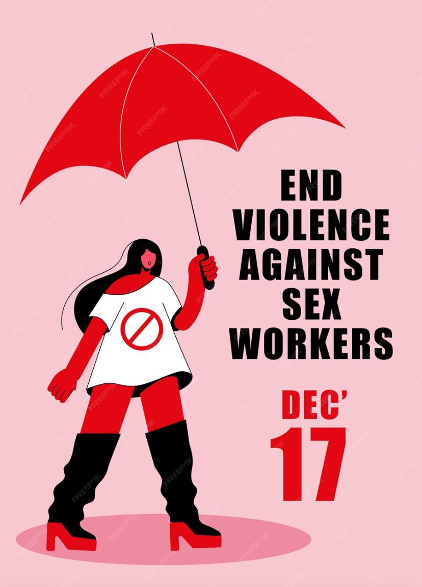 thespreadpod's tweet photo. Today, on International Day to End Violence Against Sex Workers, we stand with you. We see you, we hear you, and we honor your strength. You deserve safety, respect, and dignity like everyone else.Your work, your choices, your body they are yours.
#sexworkiswork
@GlobalSexWork https://t.co/GbMlWomm0l