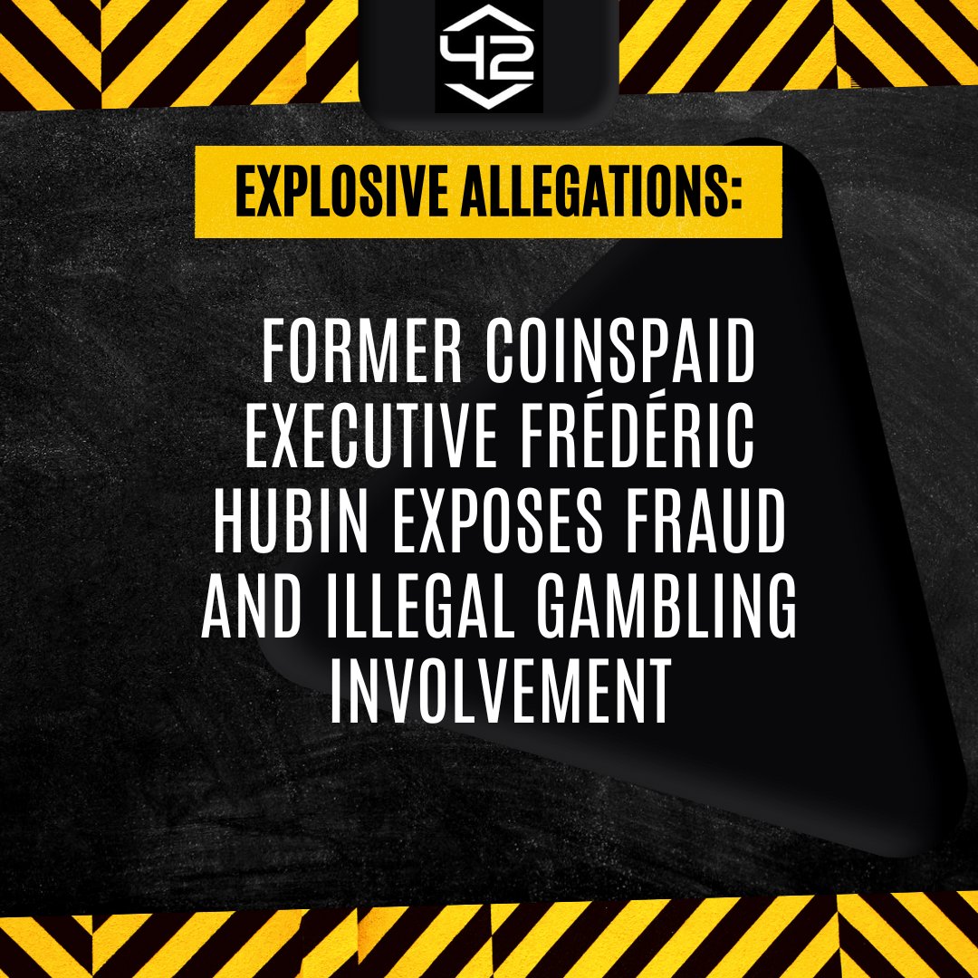 🚨 Explosive Allegations in Crypto Payments 🚨

Former #CoinsPaid executive Frédéric Hubin has accused the company of involvement in fraud and illegal gambling, as reported by <a href="/FinTelegram/">The FinTelegram</a>.

#CryptoNews #FinTech #Regulation #Transparency

ratex42.com/explosive-alle…