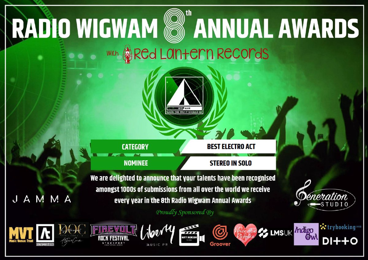 MuntConnection (@munt_connection) on Twitter photo Best Electro Act on <a href="/Radio_WIGWAM/">Radio-WIGWAM</a> Awards 2025
sponsored by <a href="/RedLanternR/">Red Lantern Records</a>
radiowigwam.co.uk
<a href="/Stereo_in_Solo/">STEREO in SOLO</a> Nominee
linktr.ee/Stereoinsolo
<a href="/peopletheatreof/">People Theatre</a>
<a href="/BlakLightband/">BlakLight</a>
<a href="/FutureAnalog19/">🎹 Future Analog 🎹 Synthpop/Synthwave/Retrowave</a>
<a href="/SoftWaveMusic/">SoftWave🌊</a>
Agency-V <a href="/TheFrixionBand/">The Frixion</a>
<a href="/tigermendoza/">Tiger Mendoza - new single 25 Oct 2024</a>
#UAP
<a href="/zerocorpmusic/">Zero Corporation & Darkzine</a> Best Electro Act on <a href="/Radio_WIGWAM/">Radio-WIGWAM</a> Awards 2025
sponsored by <a href="/RedLanternR/">Red Lantern Records</a>
radiowigwam.co.uk
<a href="/Stereo_in_Solo/">STEREO in SOLO</a> Nominee
linktr.ee/Stereoinsolo
<a href="/peopletheatreof/">People Theatre</a>
<a href="/BlakLightband/">BlakLight</a>
<a href="/FutureAnalog19/">🎹 Future Analog 🎹 Synthpop/Synthwave/Retrowave</a>
<a href="/SoftWaveMusic/">SoftWave🌊</a>
Agency-V <a href="/TheFrixionBand/">The Frixion</a>
<a href="/tigermendoza/">Tiger Mendoza - new single 25 Oct 2024</a>
#UAP
<a href="/zerocorpmusic/">Zero Corporation & Darkzine</a>