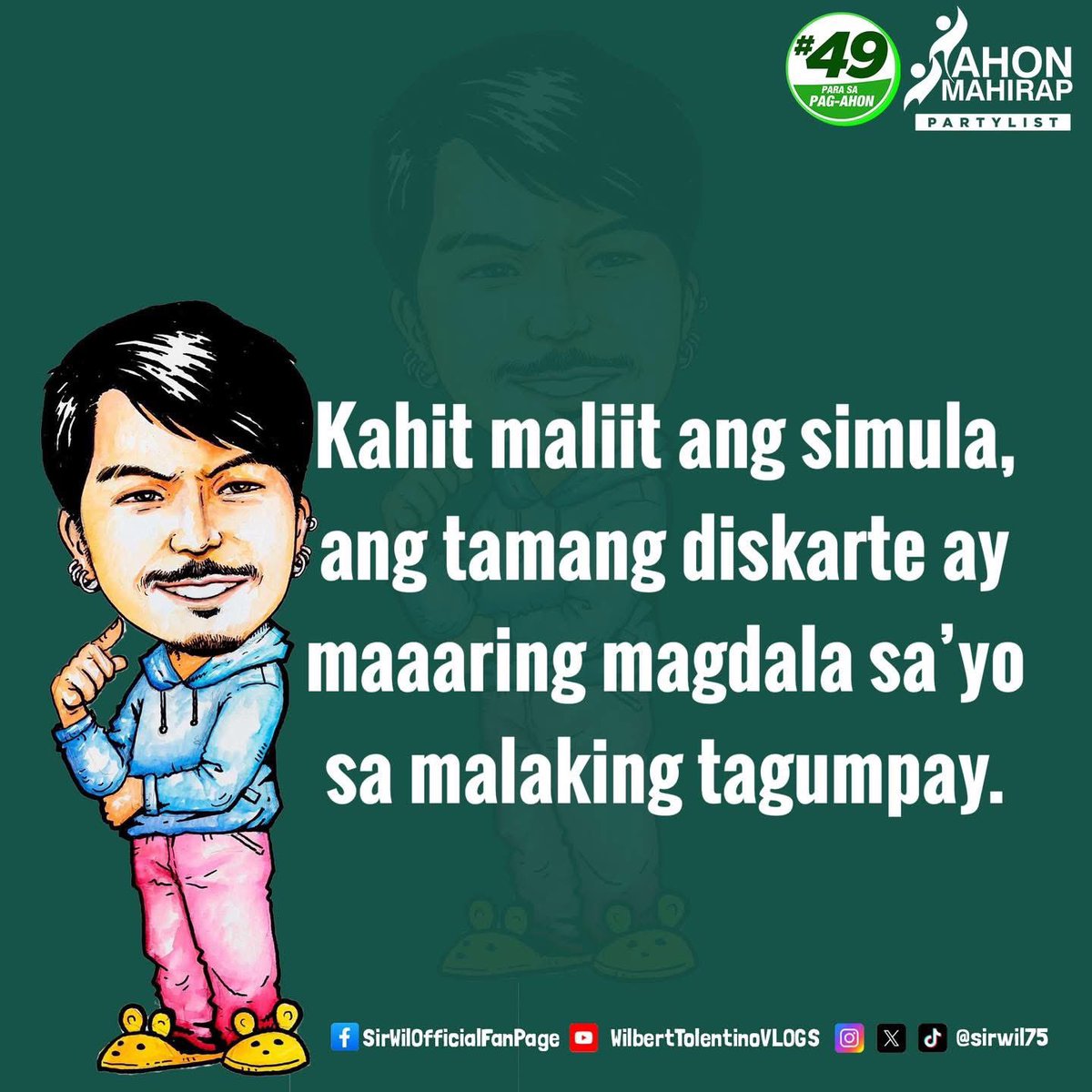 sirwil75's tweet photo. Sipagan mo lang tii. 💚💚😇 https://t.co/rDlWPG3d3g