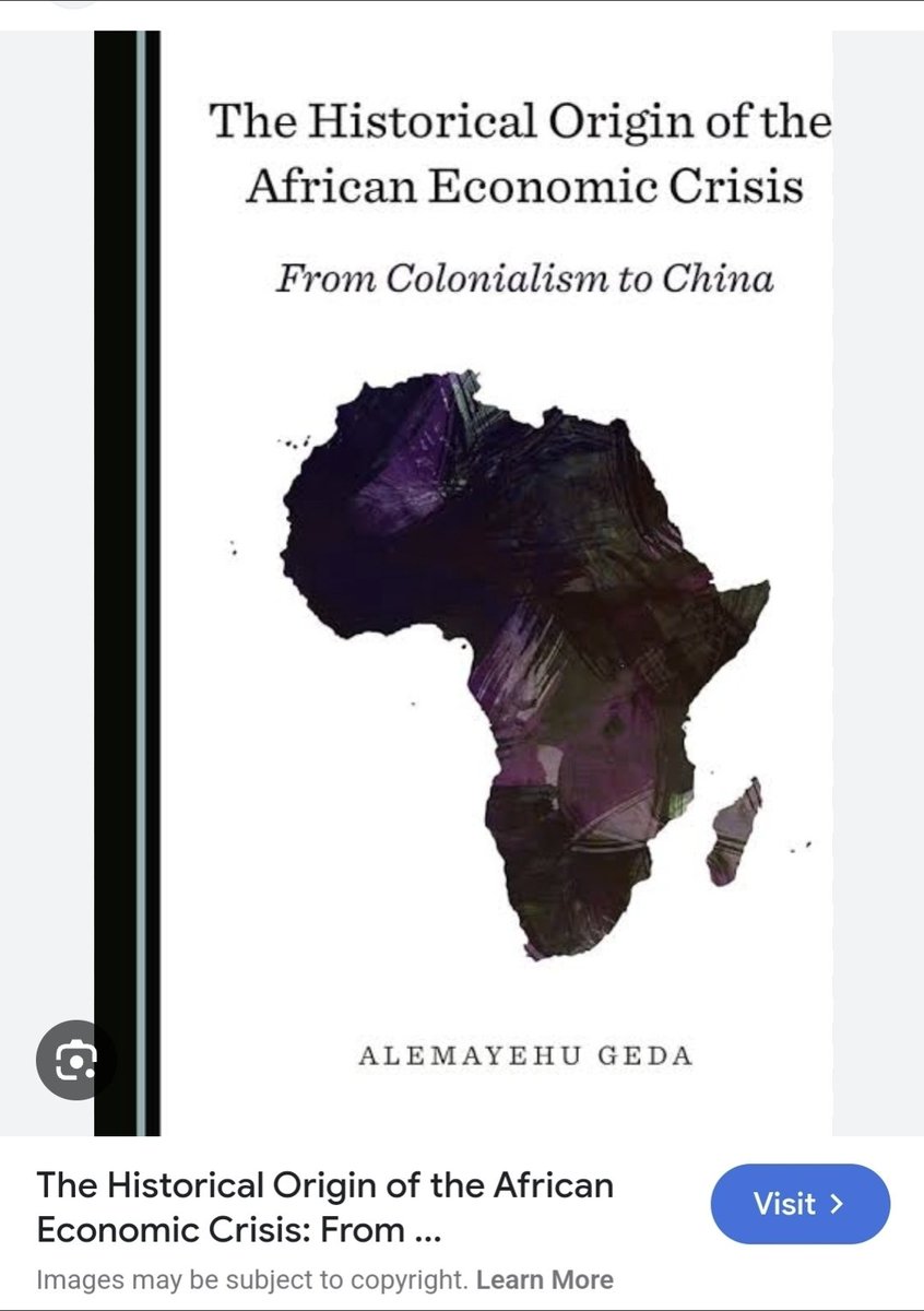 alemayehuGeda's tweet image. I am happy to learn that my publisher has published a paperback version of my 2019 book ( less pricy now).
-----++++------
Congratulations! Your book, The Historical Origin of the African Economic Crisis: From Colonialism to China, was published on 2024-12-16. Here’s where it is…