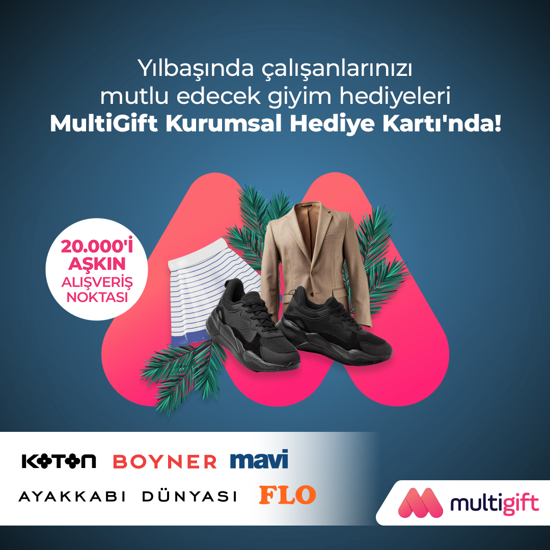 multinetcomtr's tweet image. Yeni yıl, avantajlarla geliyor! 🎁🎄​

Kurumsal giyim hediyelerinizde kolaylık sağlayın, 20.000'i aşkın alışveriş noktasında geçerli MultiGift ile %45'e varan vergi avantajından yararlanın.​

MultiGift ile tanışmak için bio'daki linke tıklayın.​

#MultiGift