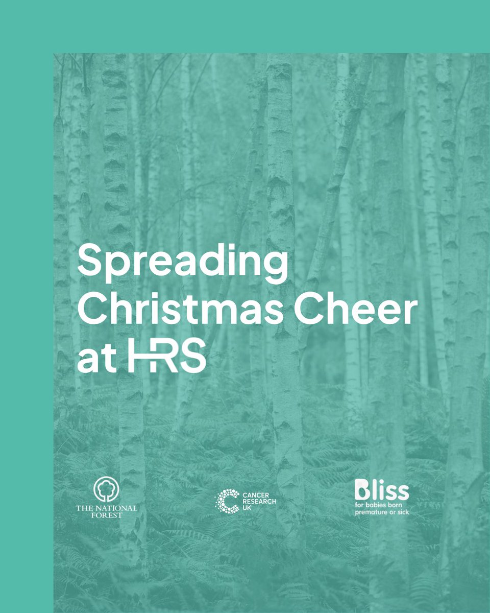🌟 Spreading Christmas cheer at HRS 🌟

❣️We've donated a Silver Birch to The National Forest for our clients &amp; are proud to back Cancer Research UK &amp; Bliss charities. 

Thank you &amp; here's to a bright 2025! 🙏 

#partnerships #charity #sustainability #futureplus #thankyou