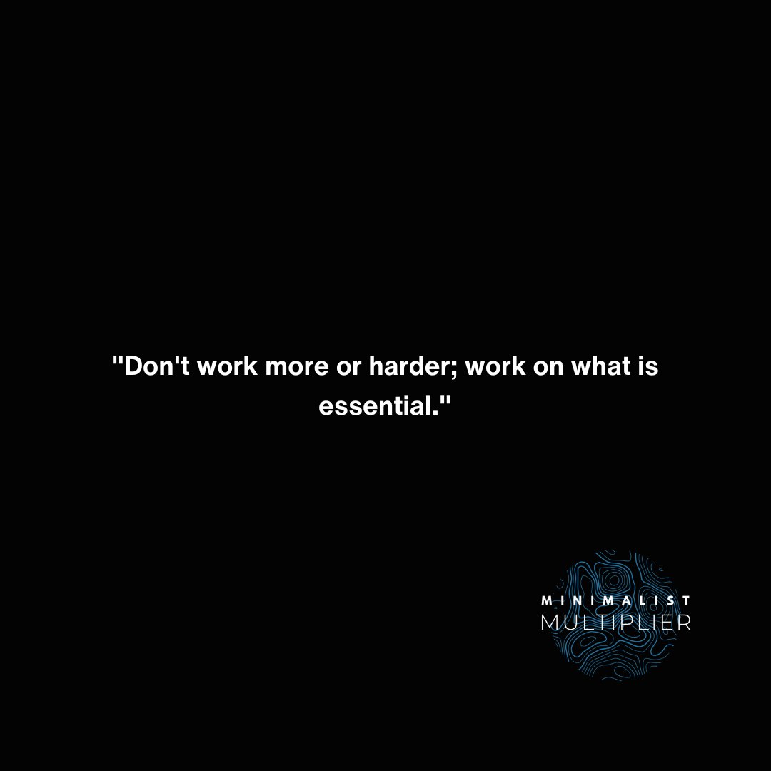 MinimalistMulti's tweet photo. I'm over the 9-5.
Most businesses don't need more than 20-hour work weeks to achieve the same or higher results.
The 20-hour work week should be the default.

#Productivity #WorkLifeBalance #Leadership https://t.co/KRacwGTXth