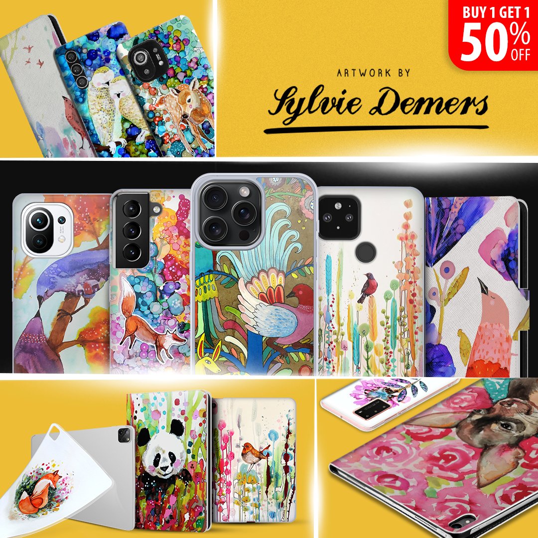 Buy 1 Get 1 50% Off on our Head Case Designs Officially Licensed Sylvie Demers phone &amp; tablet cases using the promo code SDEM50

Shop Now! bit.ly/400Htb5

#goheadcase #headcasedesigns #iphone #Spacescapes #samsunggalaxy #Macbook #ipad #airpods #ps5 #PlayStation