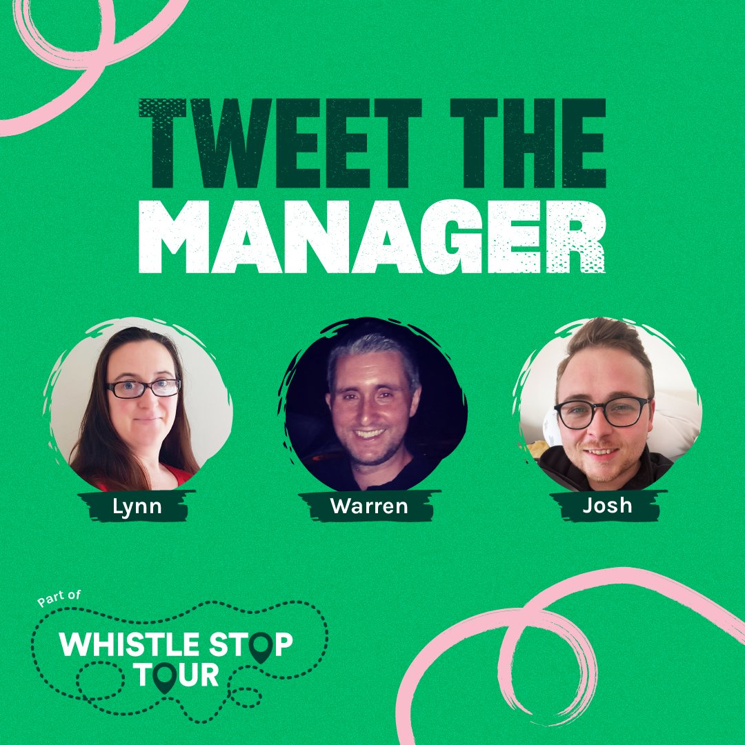 LNRailway's tweet photo. 🗓Whistle Stop Tour on Friday 20th

⏰From 09:30–11:30, passengers will be able to send in questions/feedback through #tweetthemanager 

You can direct your questions to:
Lynn from Operational Performance Monitoring 
Warren from Timetable Planning
Josh from Customer Relations https://t.co/Cc1bHfDrcQ