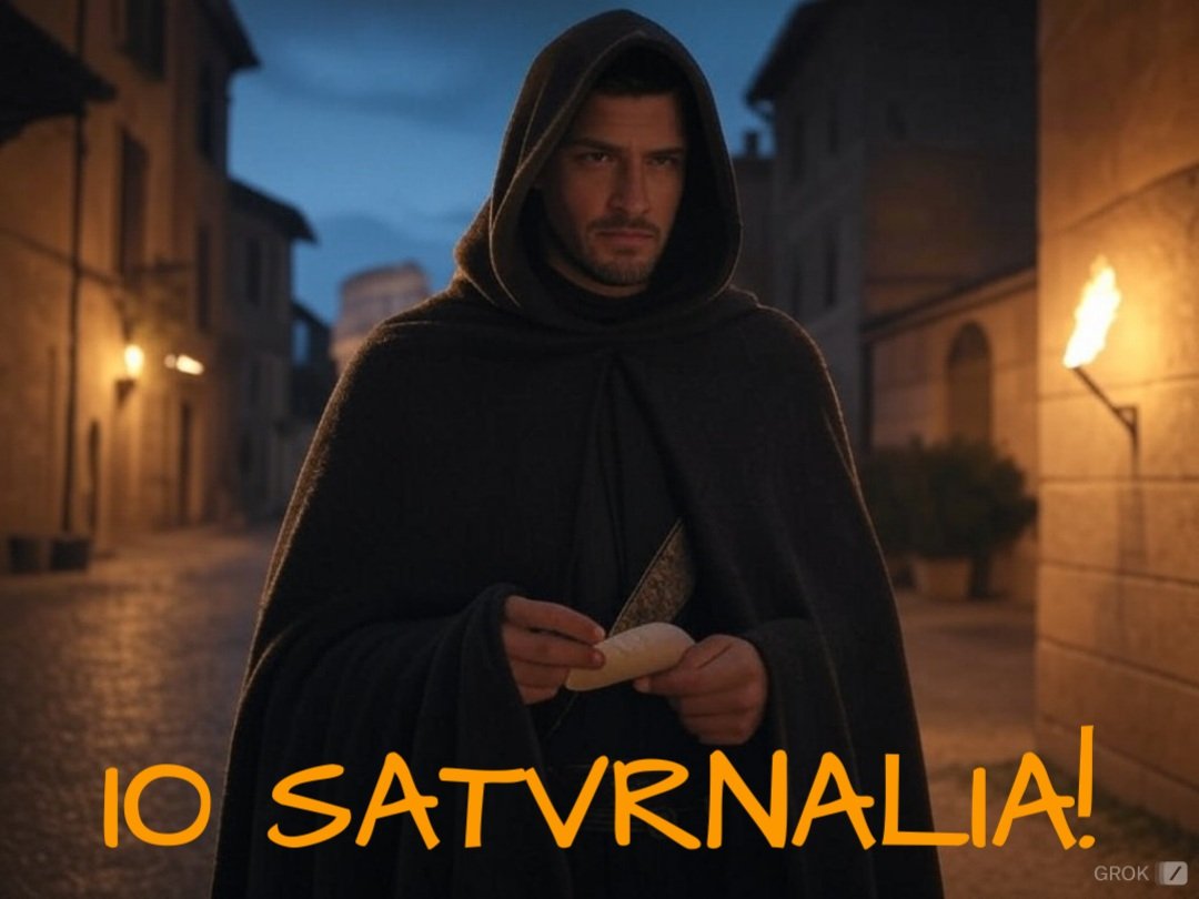 17/ 23 décembre: les espions de Rome de Castra Peregrina vous souhaite de joyeuses Saturnales et de bonnes fêtes de fin d'année!