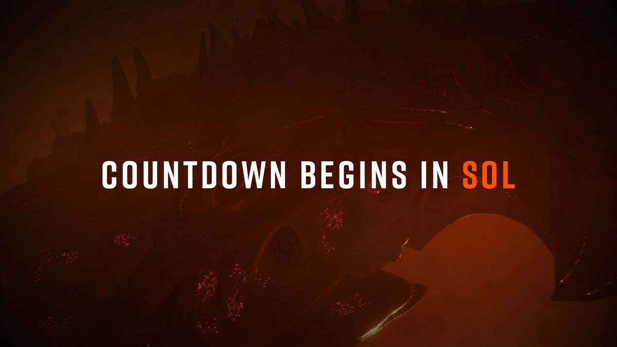 EliteDangerous's tweet photo. 💥 Titan Cocijo has entered meltdown! 

Complete catastrophic failure predicted at approximately 06.45AM UTC on Wednesday 18th December.

Head to Sol and witness its final moments! https://t.co/f7Uf3wZfDf
