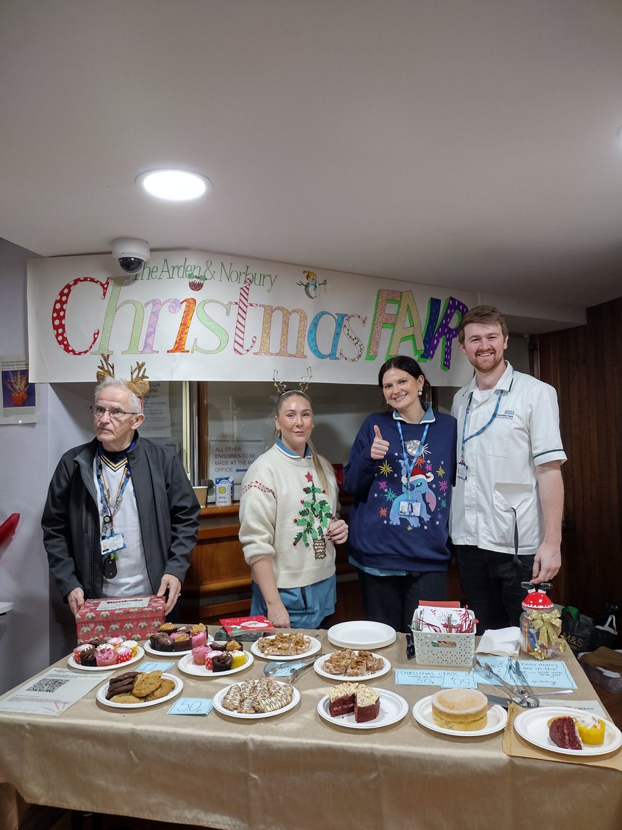 Come on down to the Arden and Norbury Christmas Fair!! Christmas 🎄⛄🎁 in Oasis building, Stepping Hill Hospital, till 2pm.