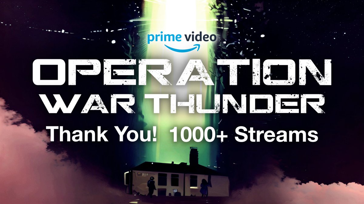 Today marks the first week since Operation War Thunder's release. The numbers show we've had over a 1000 streams of the movie so far which we're truly grateful for.

Thank you to everyone who's streamed the film!

UK Link: shorturl.at/iHj31
US Link: shorturl.at/QVQaY