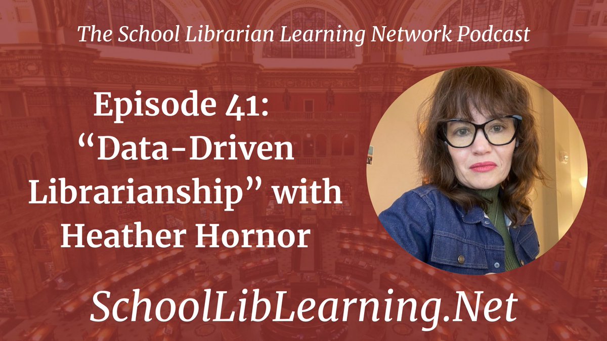 DrTLovesBooks's tweet photo. In Episode 41 of the SLLN Podcast Heather Hornor shares some amazing ways her libraries are collecting & using data to reflect & improve - so many great ideas!
Listen on your favorite podcatcher (search SLLN), or head to the site: https://t.co/S8jS6GnRvZ
#TLSky #SchoolLibrarians https://t.co/ac4mn42cDT
