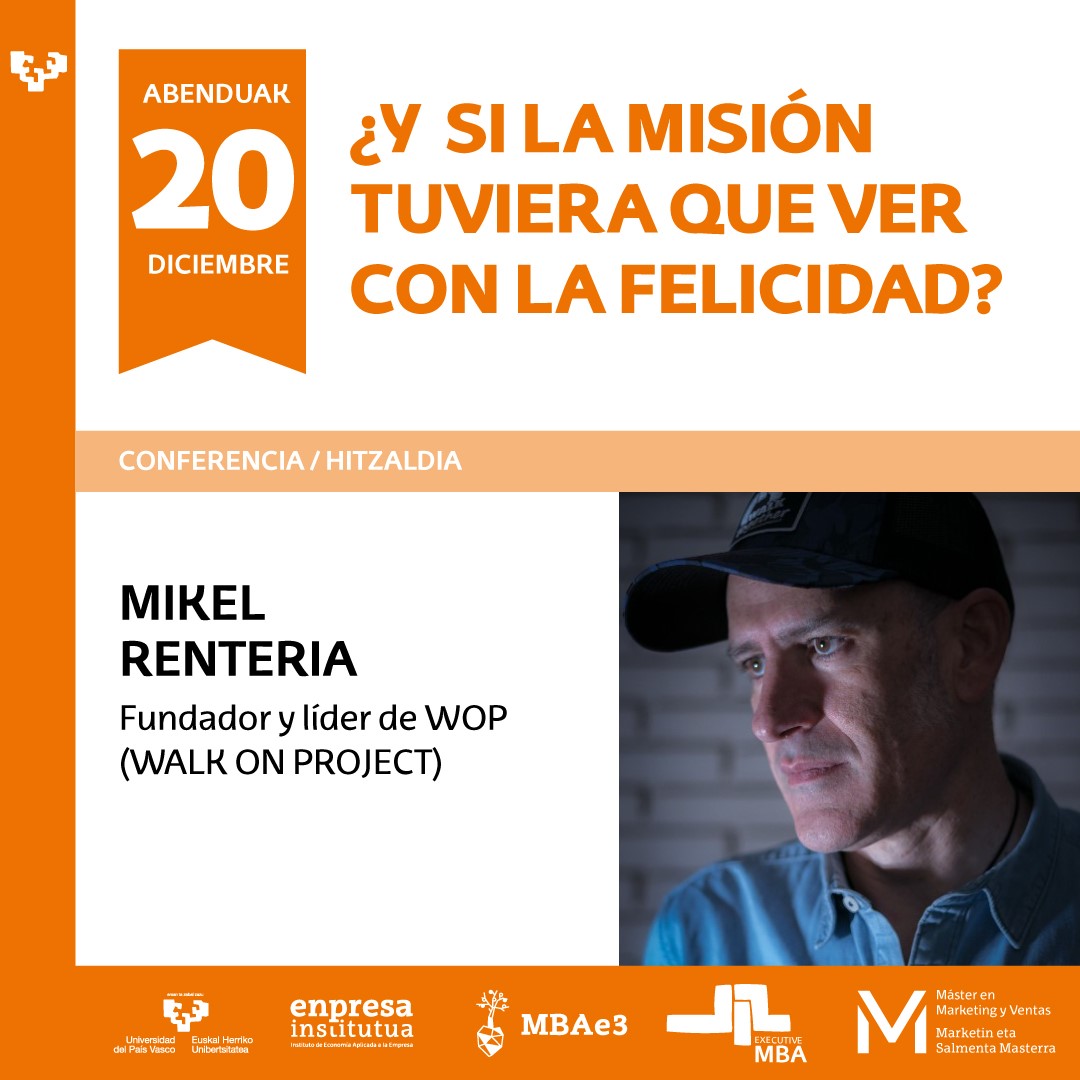 ehu_enpresainst's tweet image. 🗣️ ¡Este viernes asistiremos a la última #CONFERENCIA del año!
Mikel Renteria (Fundador y líder de WOP).
🗓️20 de diciembre
⏰18:45h
📍Aula Magna (Sarriko)
    #upvehu #WOP #empresa