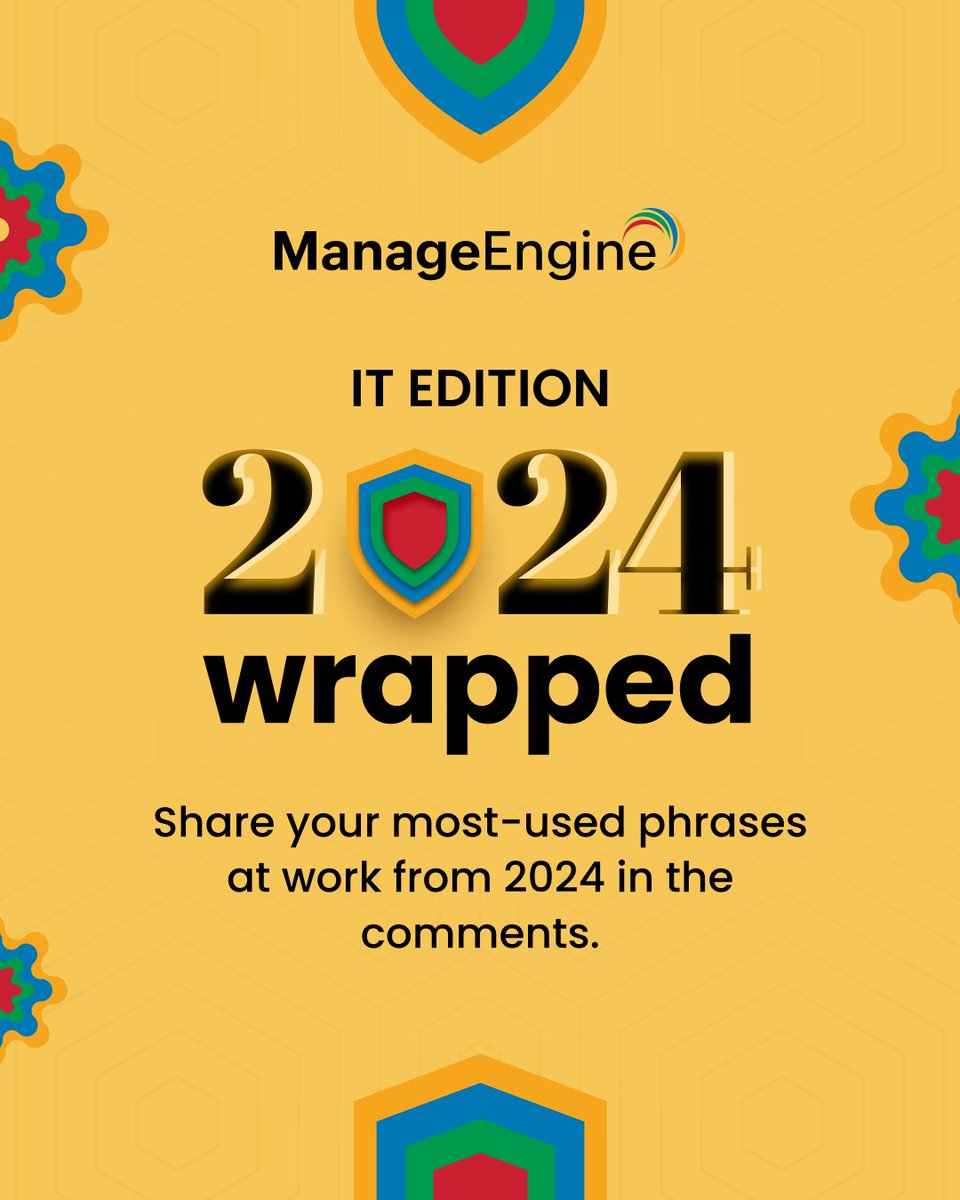 ManageEngineIAM's tweet image. We'll start: Please unmute yourself😄

Now, your turn! What’s been on repeat for you this year? Let’s hear your top phrases!

#2024Wrapped #ITLife #TechHumor #ManageEngine