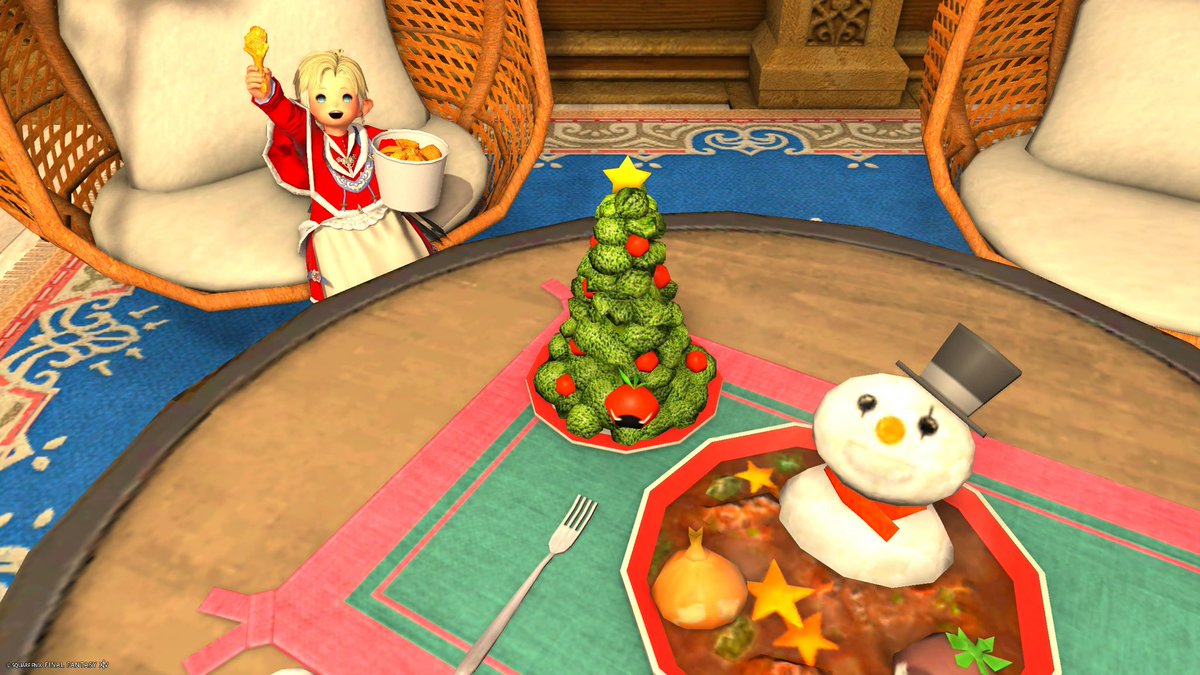 upan_mo's tweet photo. ぽにさんから新しいカツラ！？をいただきました〜
ありがとう！

ハウスもクリスマス🎄⛄️ https://t.co/CfZpRBuREm