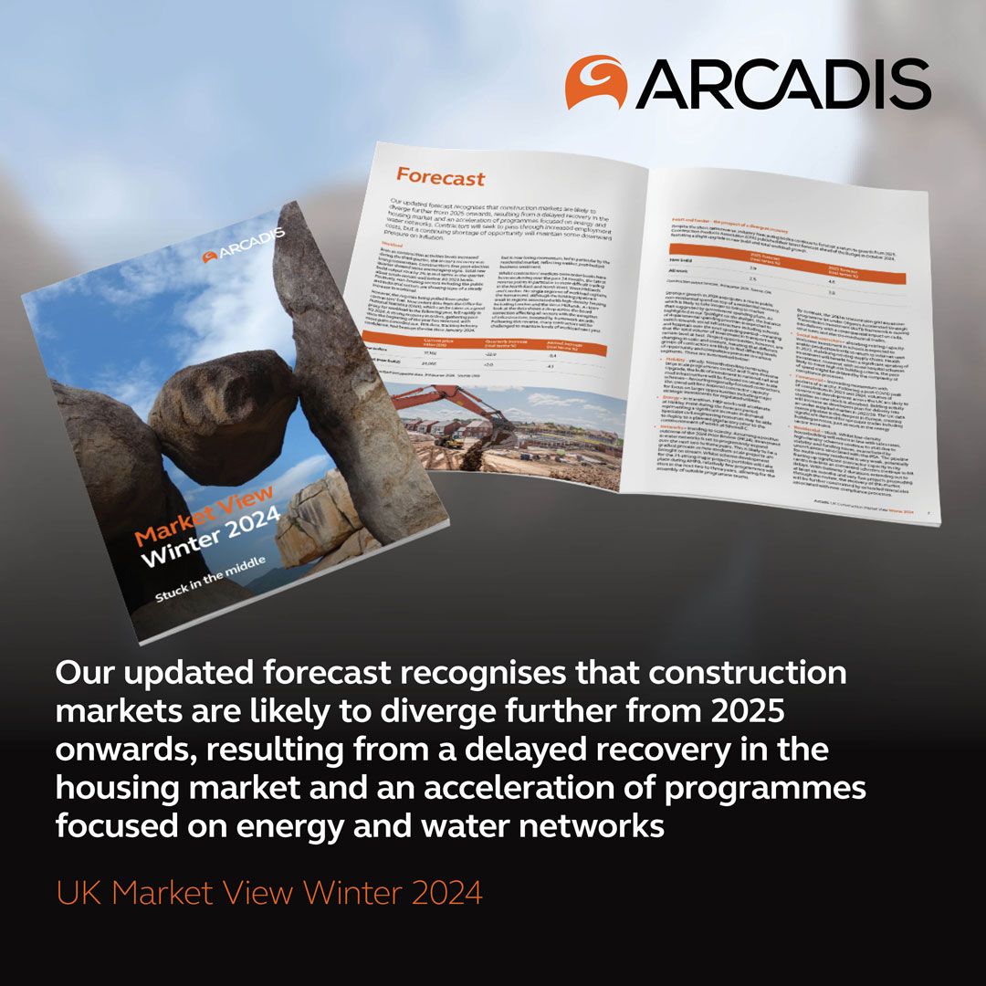 Increased employers' National Insurance Contributions (NICs) taking effect in April 2025, will add an estimated 0.75% to 1% to construction costs, according to Arcadis’ UK Market View Winter 2024 report.
 
Read the report for more information: okt.to/Ndn9Br