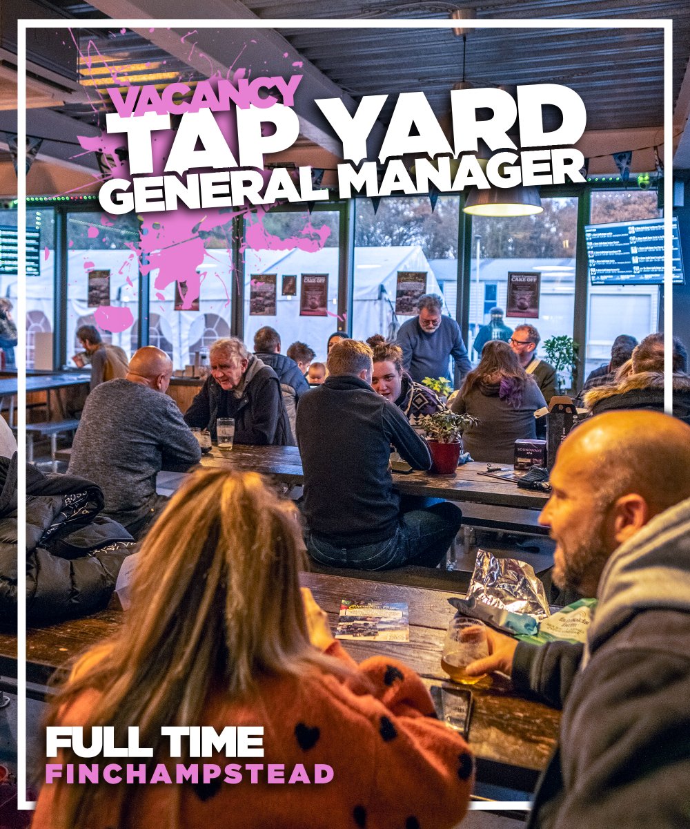 We are excited to announce that we are looking for our next fantastic General Manager at the tap yard! You will most likely still see the lovely Jonathan Tebbs in a different role in the new year. 

loom.ly/qtYjM80