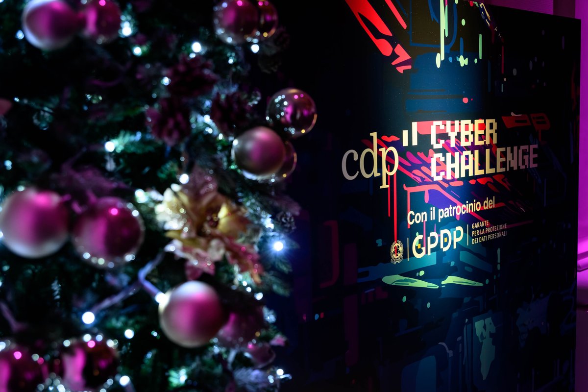 GruppoCDP's tweet image. Tutto pronto a Roma per #CDPCyberChallenge, l’#hackathon dedicato agli appassionati di #sicurezzainformatica, ideato per promuovere maggiore consapevolezza dei rischi online e per diffondere la cultura della #cybersecurity tra le nuove generazioni.
Intelligenza e talento saranno