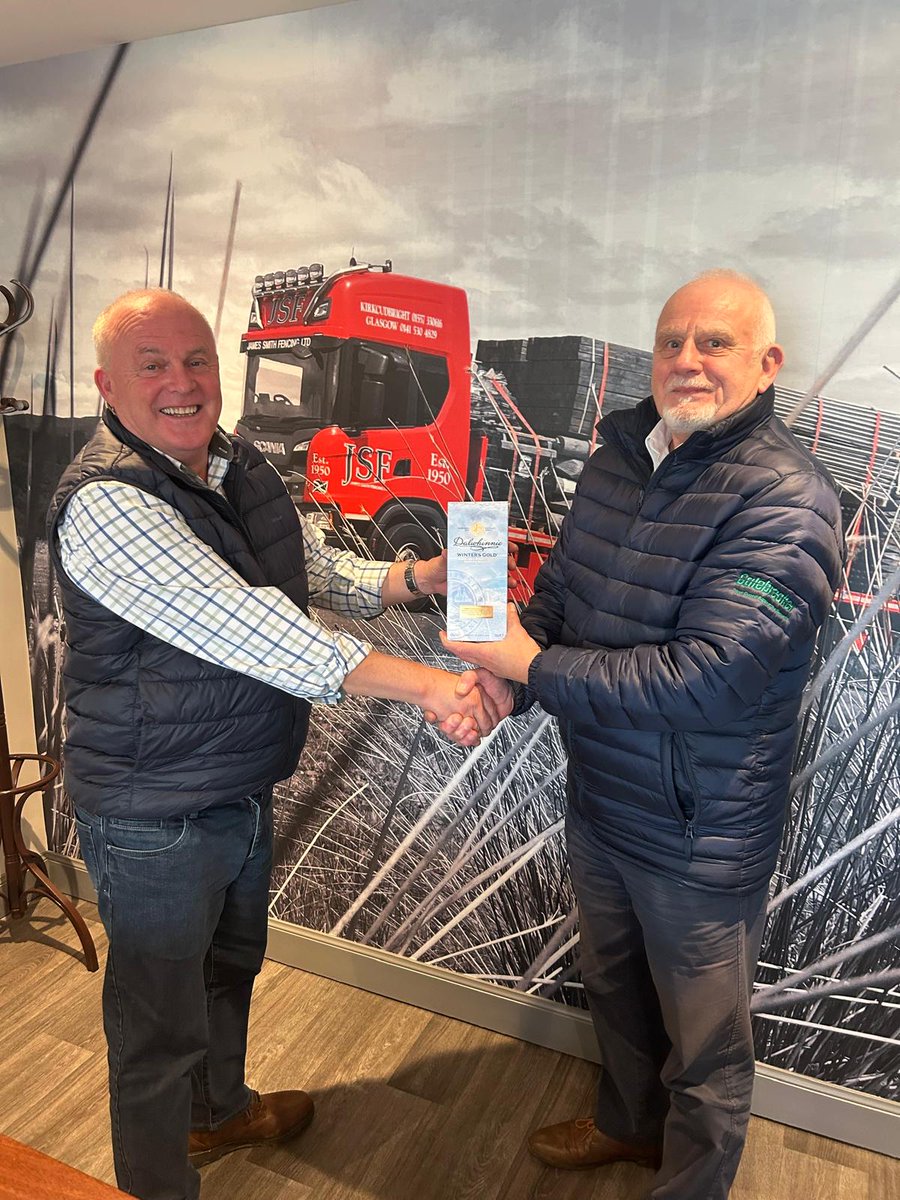 A couple of photos from Regional Sales Manager Mike Bryan from his visit to James Smith Fencing to meet Emma and Ian Smith. He gave them delicious hamper of local produce plus a nice bottle of Dalwhinnie scotch for being the top dealer in the Northern area.

#farminguk #fencing