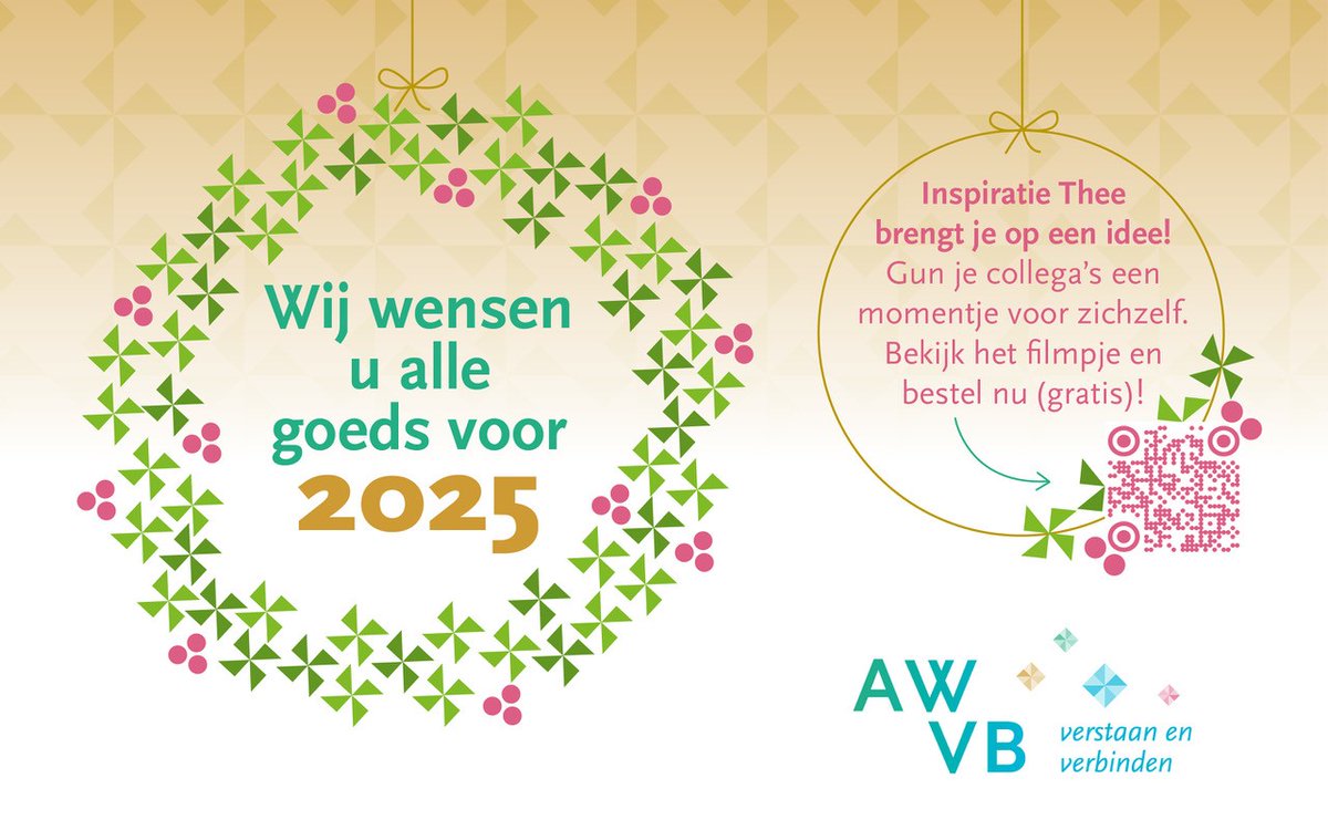 De AWVB wenst iedereen fijne feestdagen en alle goeds voor 2025!