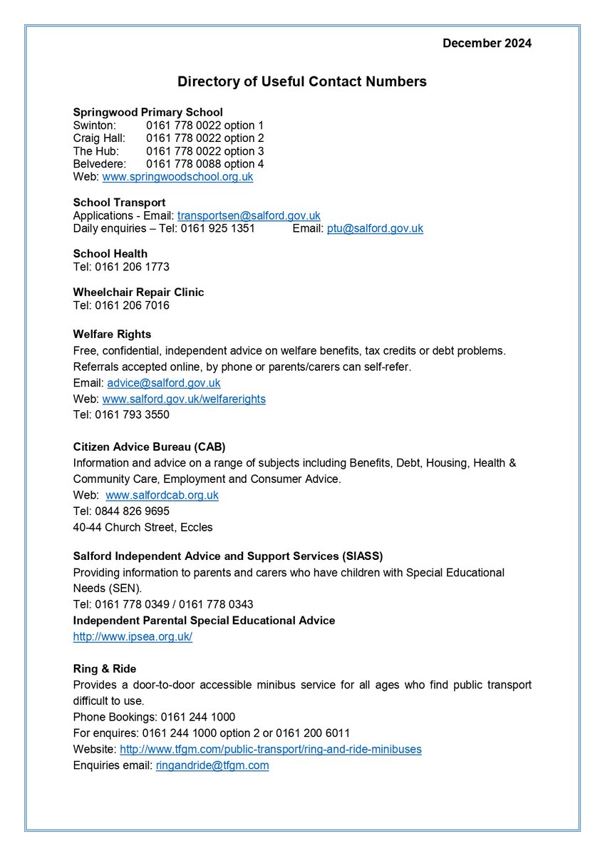 Springwood School tweet media