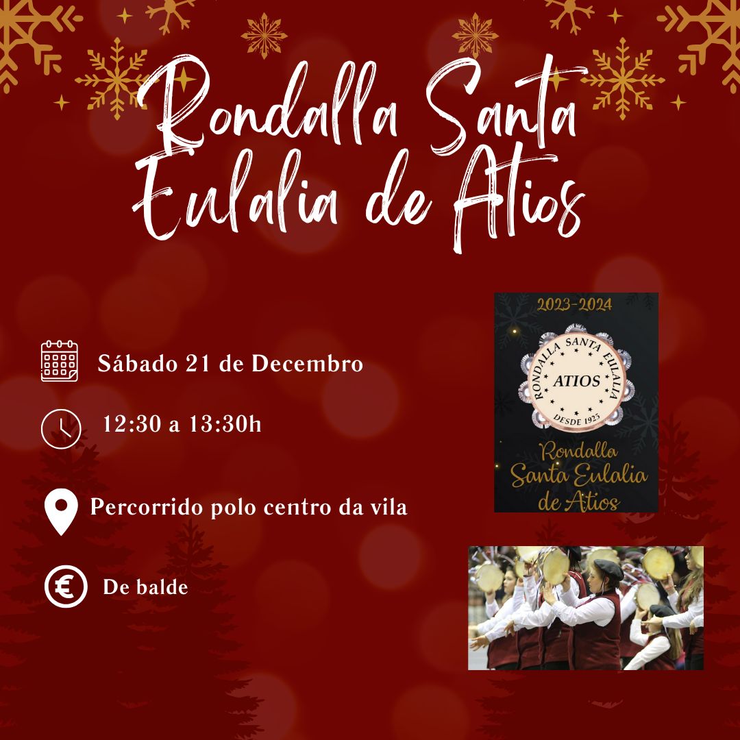 VIVE O NADAL MÁIS ESPECIAL

Desfile da vixente campiona no prestixioso concurso do IFEVI, organizado pola Federación de Rondallas, e tamén galardonada cos últimos 3 primeiros premios de abandeirados de forma consecutiva.

🎄🎶🌲🎶🌲🎶🌲🎶🌲🎶🌲🎶