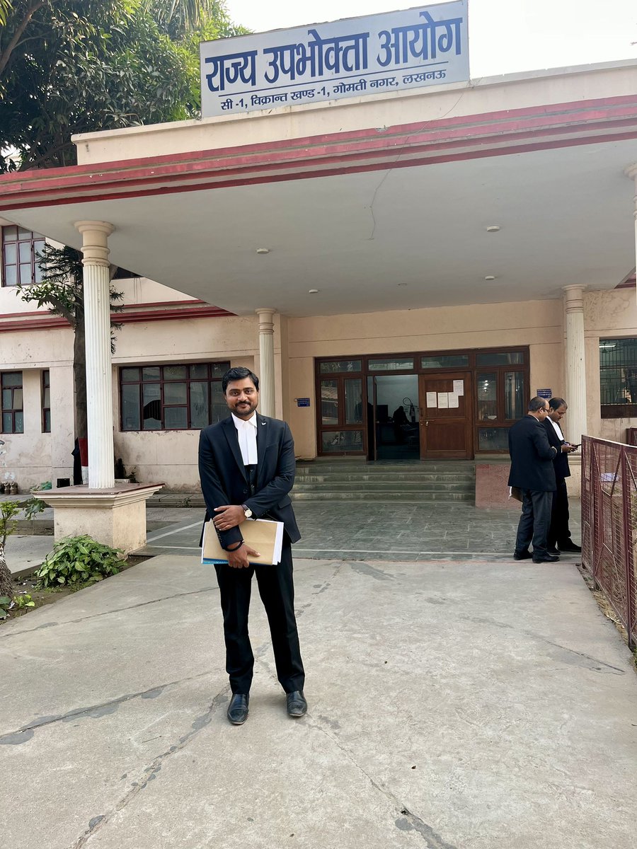 Attorney_sandip's tweet photo. An absolute honor to be able to appear before The State Consumer Disputes Redressal Commission UP Court(State Consumer Court)today in defense of Multi National Corporation(MNC).#consumercourt #statecommission #consumercourt #Lawyers #mnc #advocacy #legal #litigation https://t.co/tYCBC4XNr1