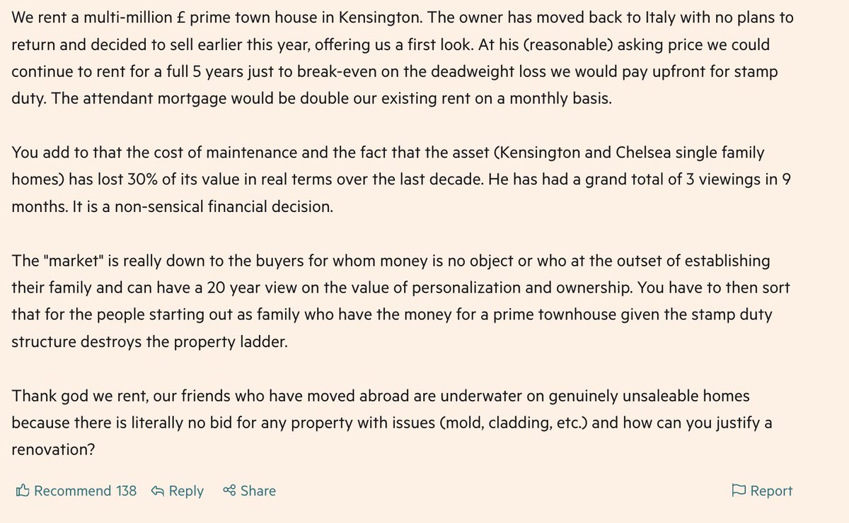 Perrygate14's tweet photo. A local resident's take on the Prime Central London property market which you won't read in press releases. 

Stamp Duty has risen to a level where many baulk at the entry cost and walk away. 

https://t.co/4DxSyk60pv https://t.co/TI3pZHg76t