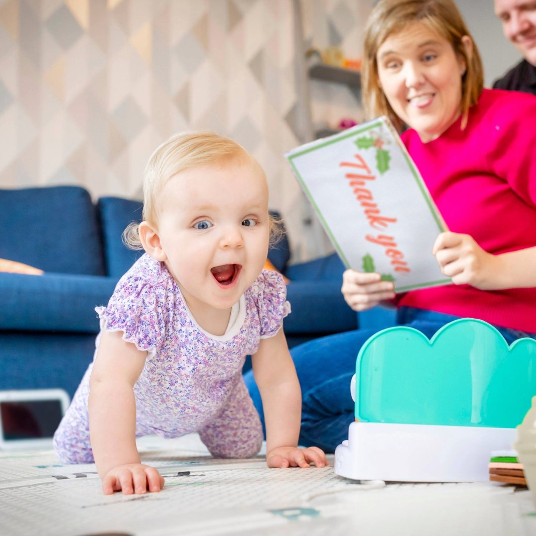 Baby Daphne's sight loss won't define her life.

We're proud to play a small part in ensuring Daphne has access to normal experiences... like listening to her favourite music.

Could you help us unlock a world of audio for more people with sight loss?

blind.org.uk/christmas-appe…

💜