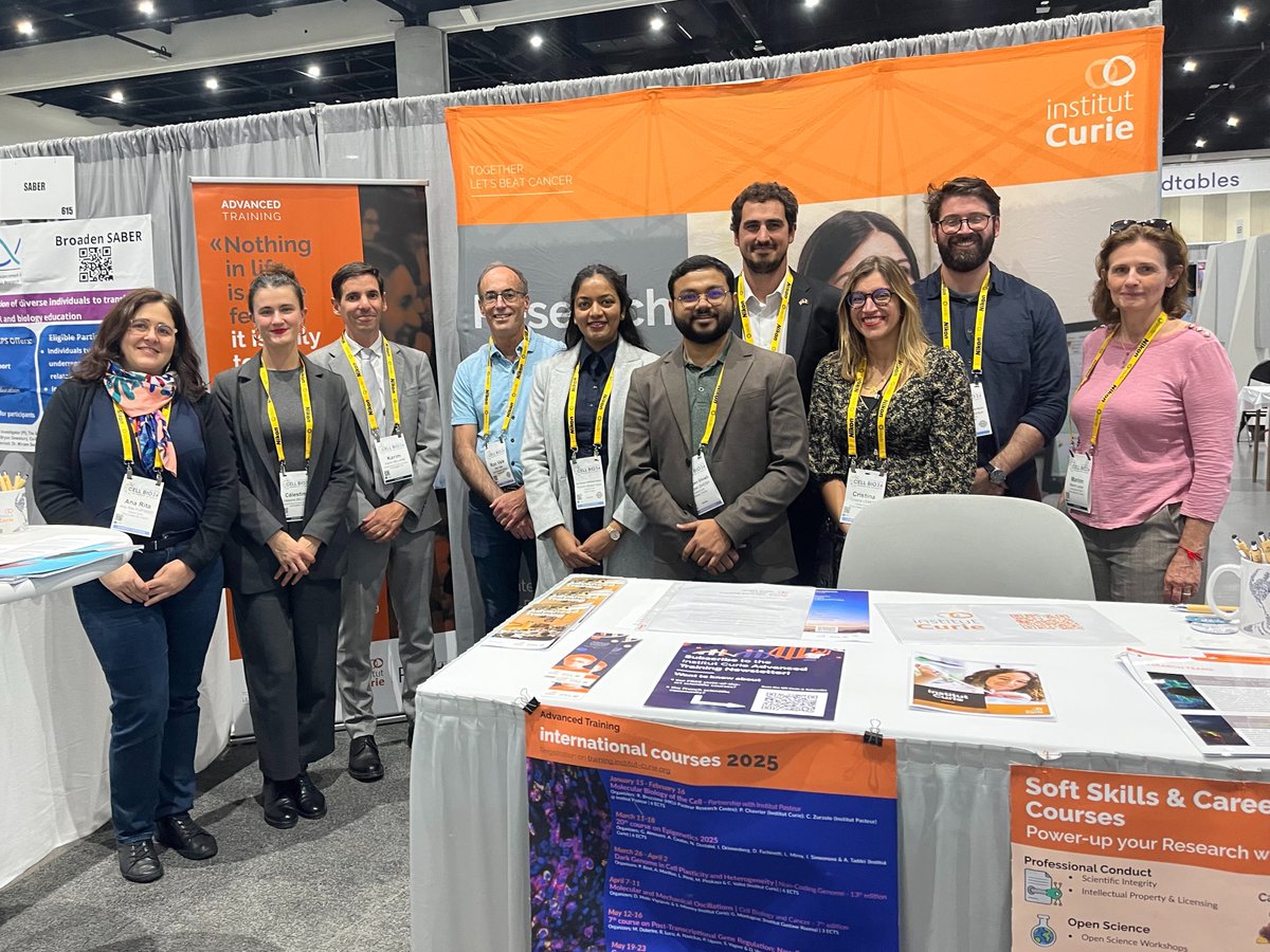 🤝 We've been pleased to meet the LA French Consul, Adrian Frier, and the Scientific Consulate team at #CellBio2024! Alongside PhD students and alumni, discussions focused on the career impact of such international events and fostering future scientific partnerships.