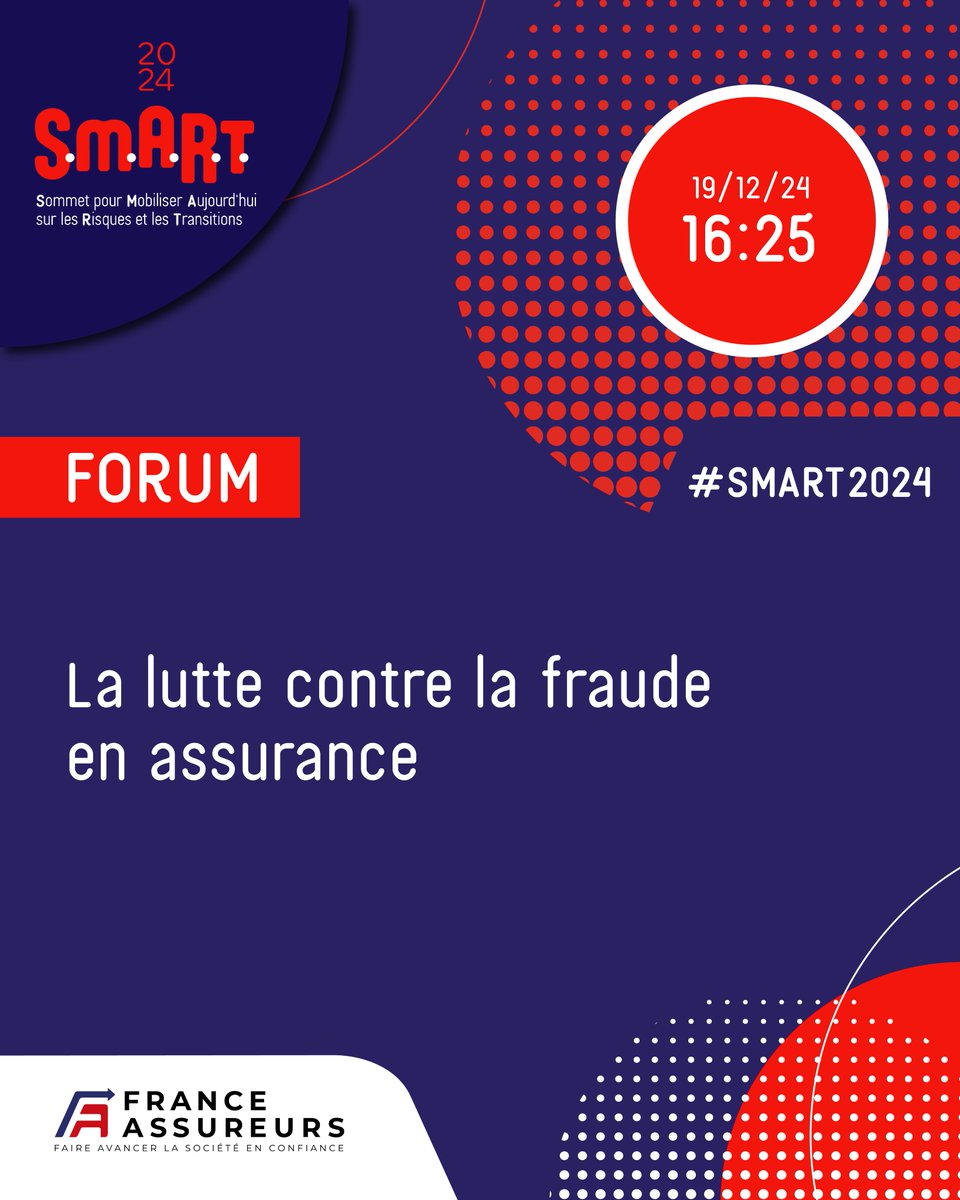 #SMART2024 c'est 22 conférences réparties sur 2 espaces : L’Agora et le Forum.
 
Voici la présentation deux dernières tables rondes de la scène Forum 👇 👇 👇
 
🔹 𝐋𝐚 𝐥𝐮𝐭𝐭𝐞 𝐜𝐨𝐧𝐭𝐫𝐞 𝐥𝐚 𝐟𝐫𝐚𝐮𝐝𝐞 𝐞𝐧 𝐚𝐬𝐬𝐮𝐫𝐚𝐧𝐜𝐞