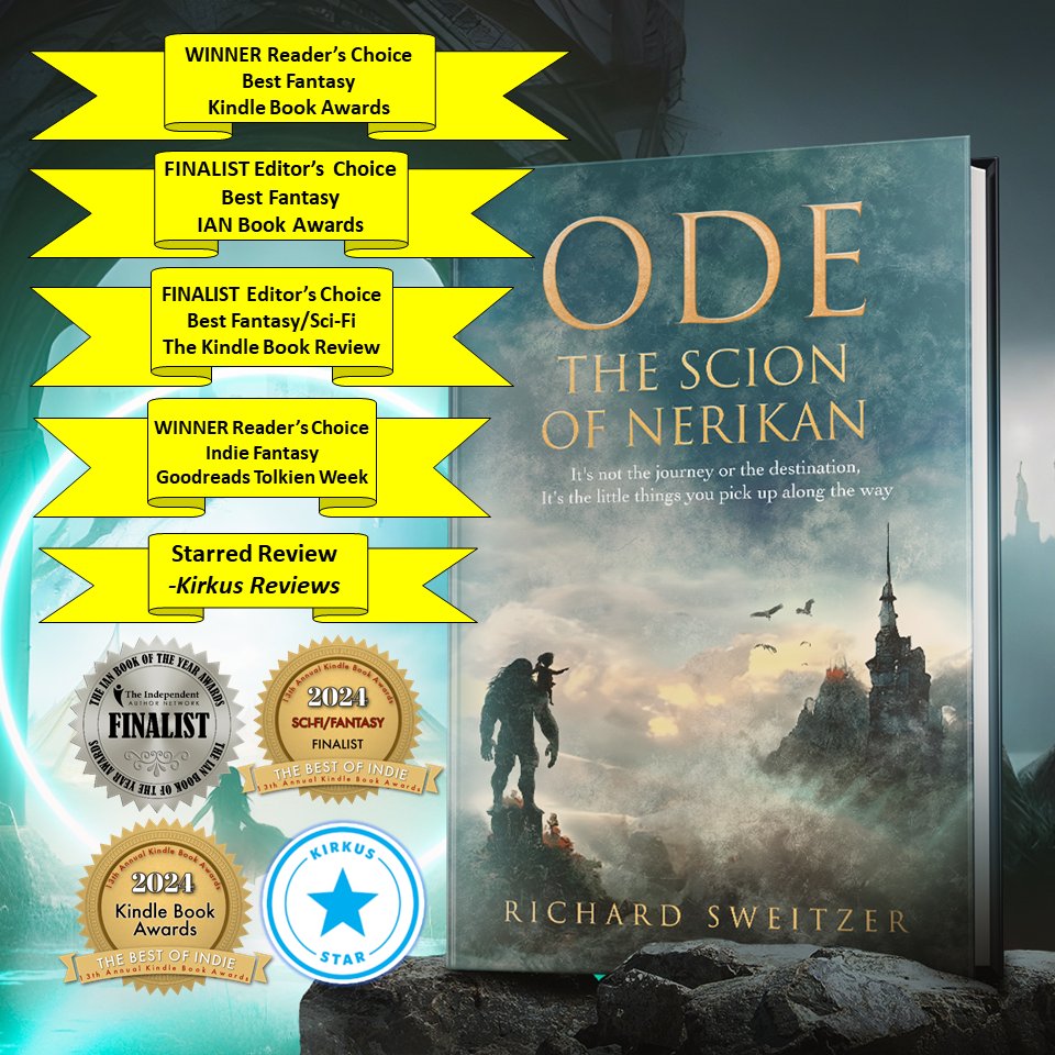 "An immortal monster searching for a way to die, and the little girl who gives him reason to live"
Read one of the most-awarded Indie Fantasies of the year!
a.co/d/6LUf6hN
#epicfantasy #books #awards #gifts #adventure #fantasy
