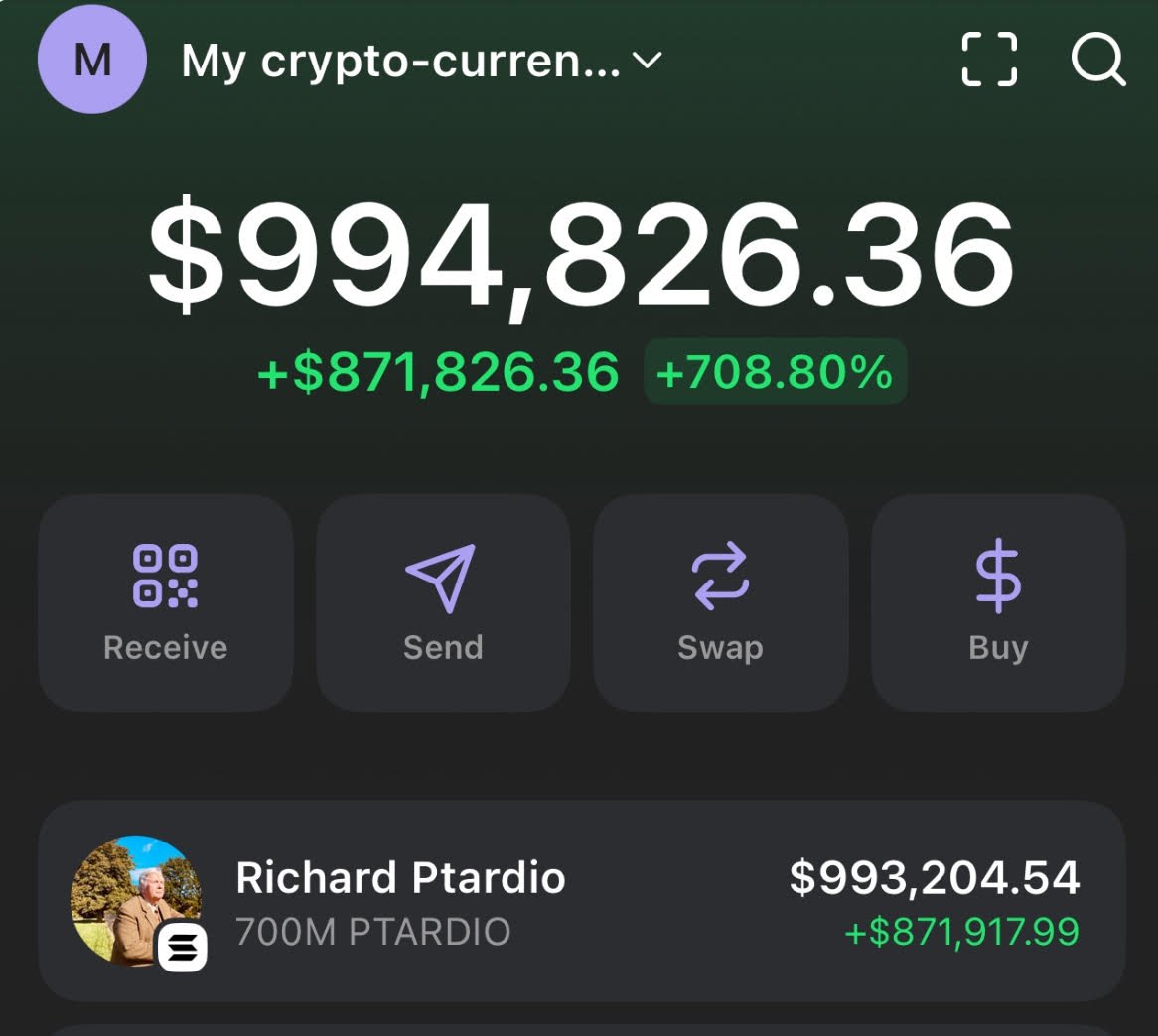 RichardPtardio's tweet image. Gents, quite the morning. I've been inundated by messages, so first thing to say is my utmost apologies if I haven't been able to get back to you.

From what I gather, someone has rather bizarrely created a Richard Ptardio crypto-currency and sent me 700 million of these…