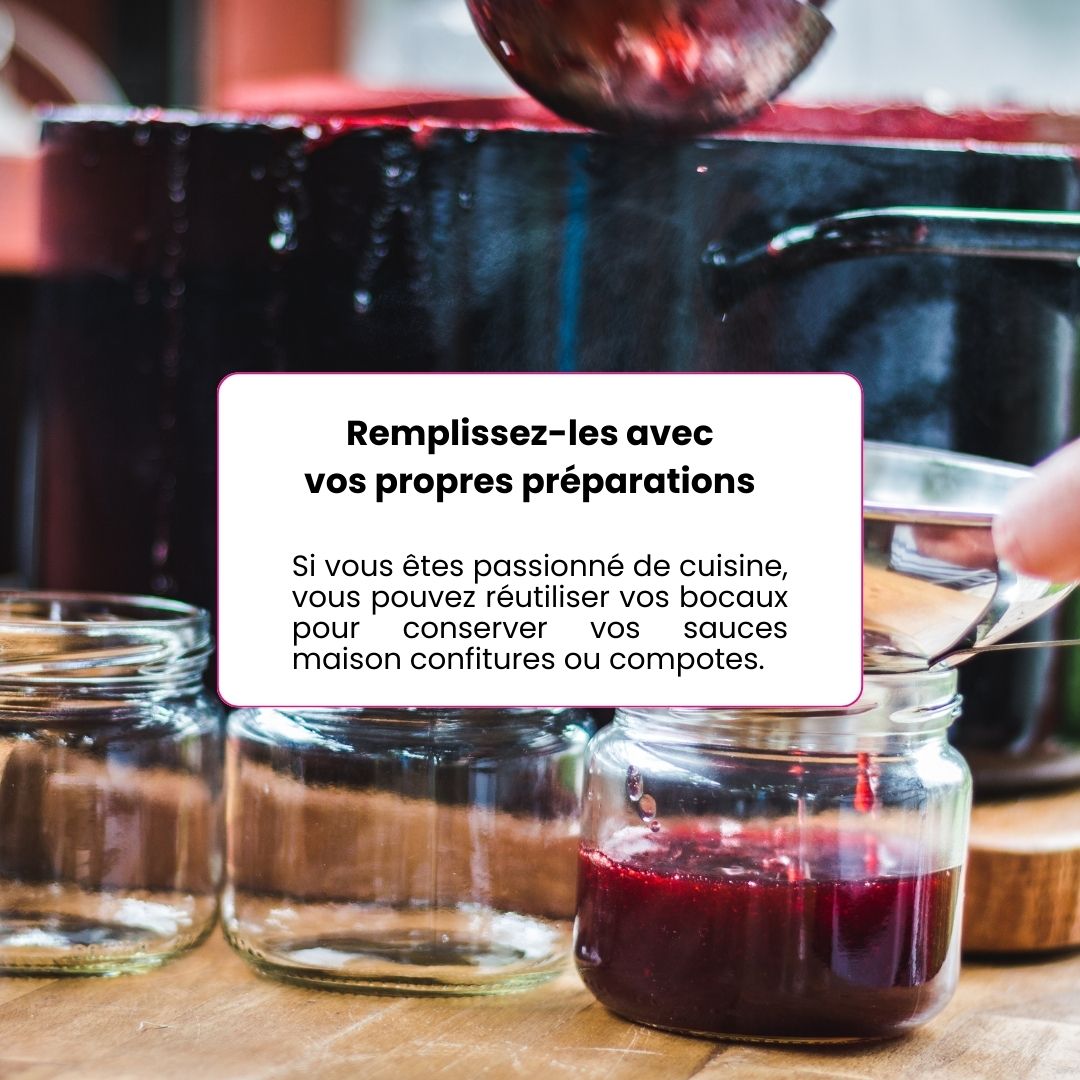 🫙Pots de confiture, de yaourt  en verre… une fois vidés, on ne sait souvent plus quoi en faire. 
Découvrez comment réutiliser et valoriser les bocaux en verre qui s’accumulent dans vos placards ! 🤩
#WCD #WorldCleanupDay #Réemploi