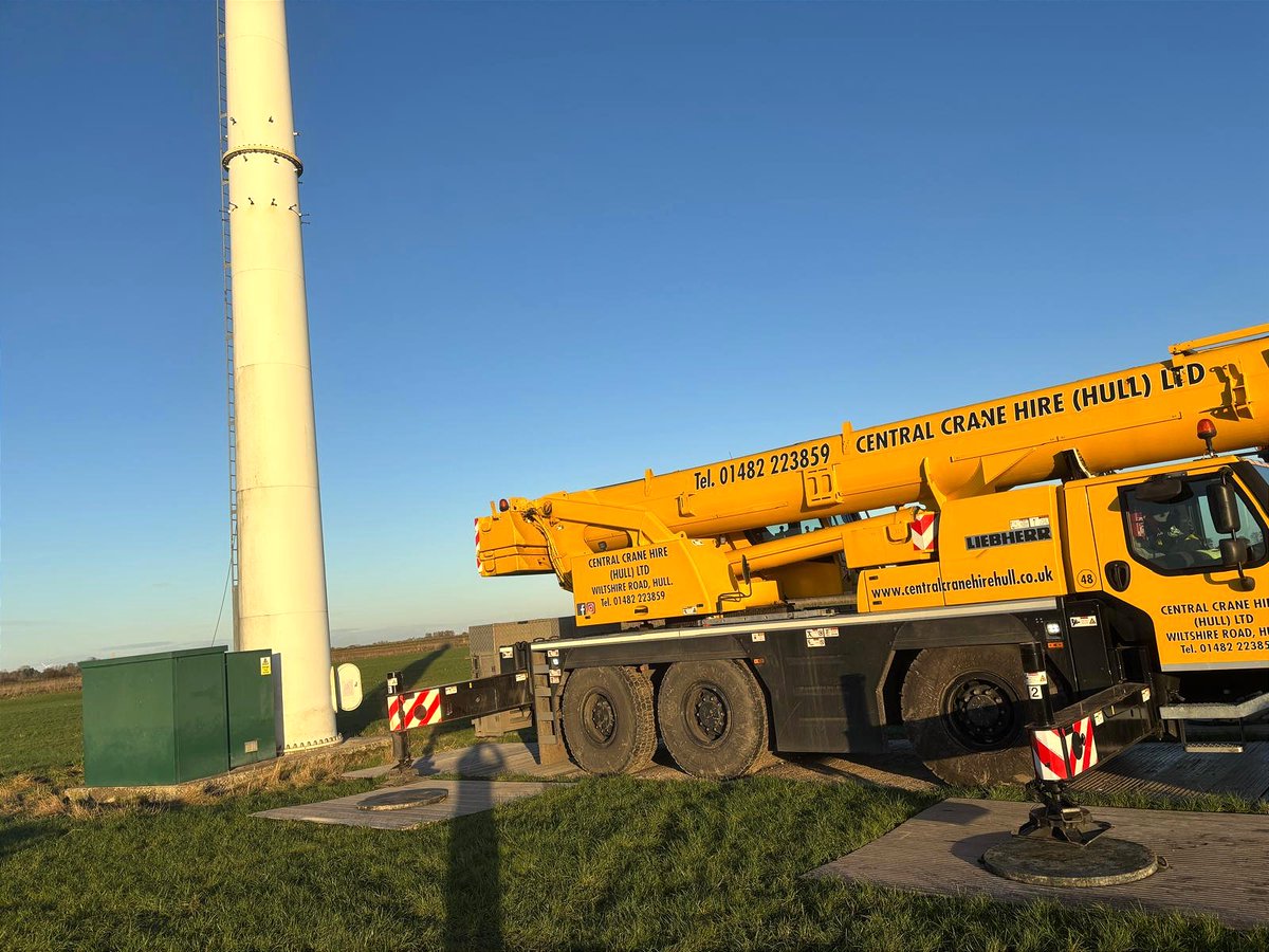 Our wind turbines, aptly named Pink &amp; Perky have had a refurb.  Standing at 36 meters tall, erected in 2013 they have an 80kw output powering one of our pig units with the remaining energy going to the National Grid.

#WindTurbines #RenewableEnergy #Sustainability