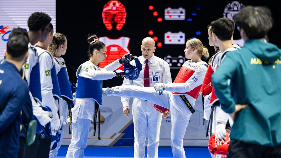 worldtaekwondo's tweet photo. Find more content of Wuxi 2024 World Taekwondo World Cup Team Championships Final on our website!
https://t.co/RmCXAzW0kw
#WorldTaekwondo #Taekwondo
#Wuxi2024 #WorldCupTeamChampionships #MixedGender https://t.co/yknL3HYnmp