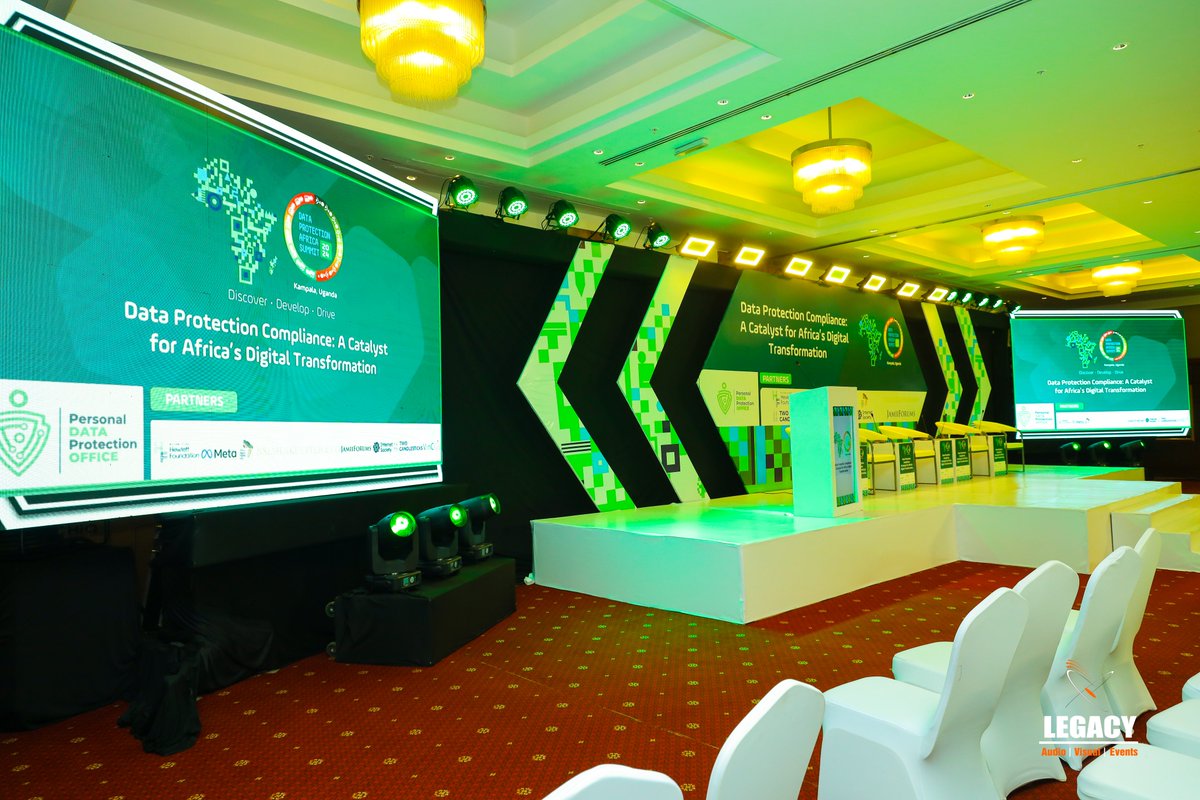 LegacyPro256's tweet image. we are proud to have been the official event producers for the Data Protection Africa Summit 2024 from conceptualizing the stage design to executing seamless set up, our team worked tirelessly to bring a world class stage to life. #legacyproductions #DataPrivacy #EventProduction