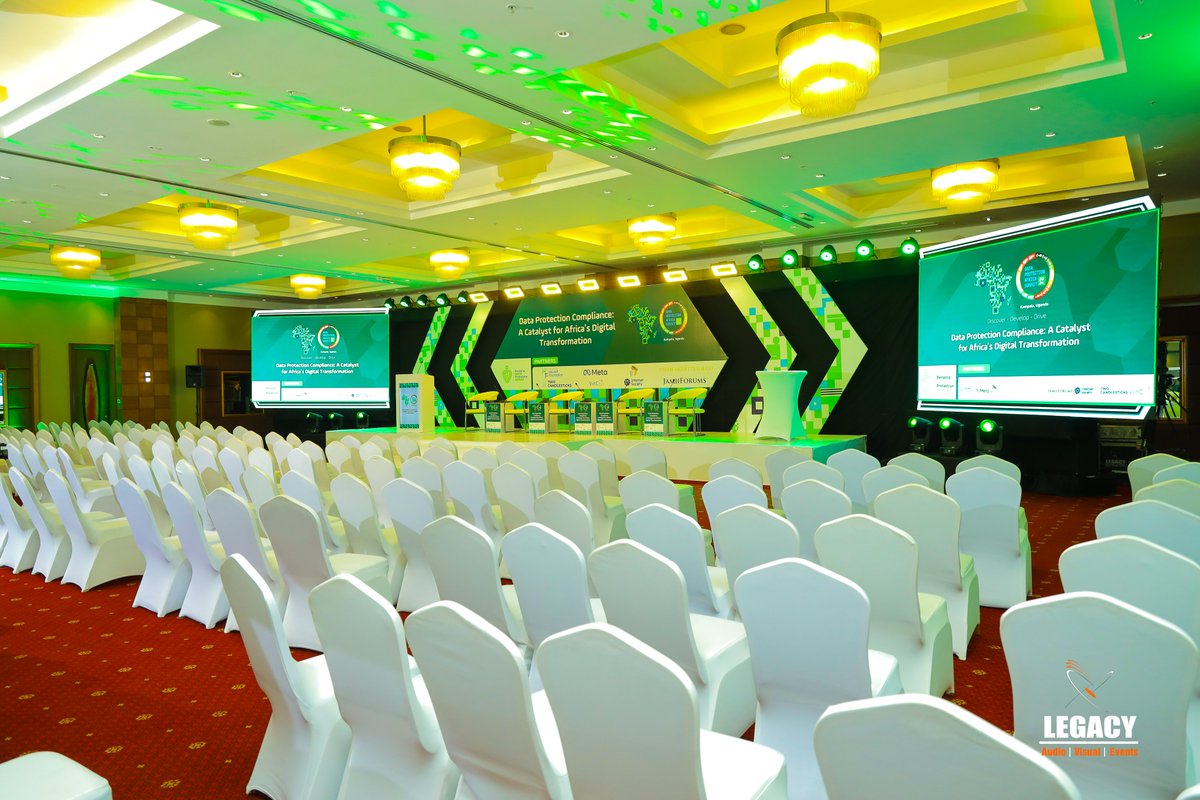 LegacyPro256's tweet image. we are proud to have been the official event producers for the Data Protection Africa Summit 2024 from conceptualizing the stage design to executing seamless set up, our team worked tirelessly to bring a world class stage to life. #legacyproductions #DataPrivacy #EventProduction