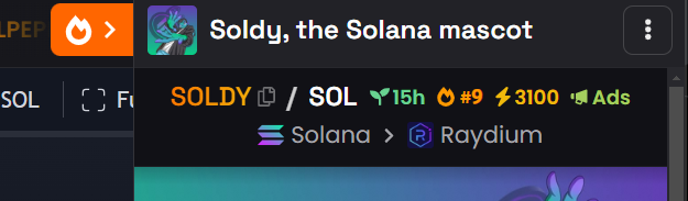 Soldy, the Solana mascot tweet media