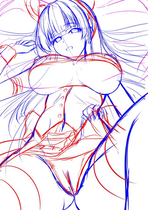 冬コミ表紙のアイドルノアはこれがこうなった
#皆さんラフと塗った後を見せてください 